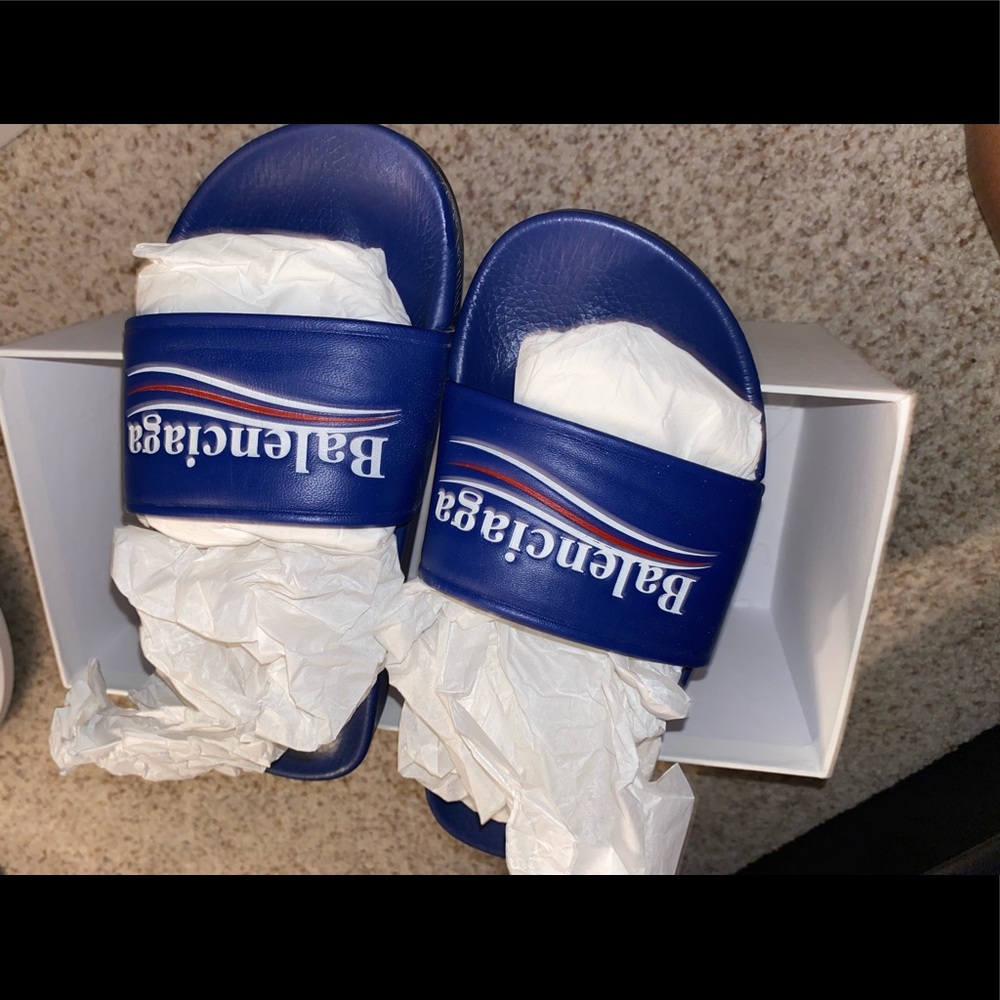 Balenciaga Campaign Pool Slides